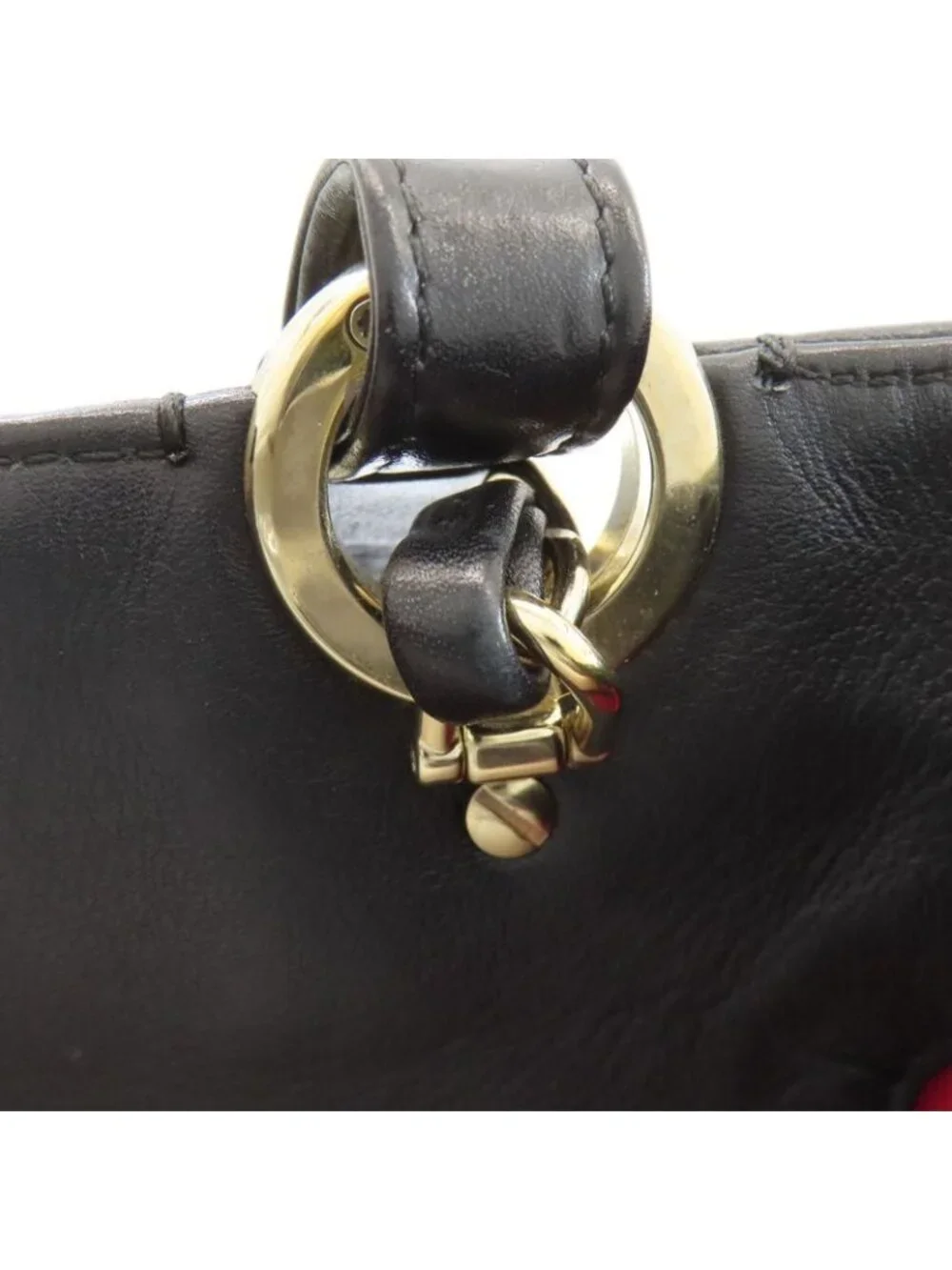 Chanel CC Logo Gold 2-Way Handbag Calf - Picture 13 of 15